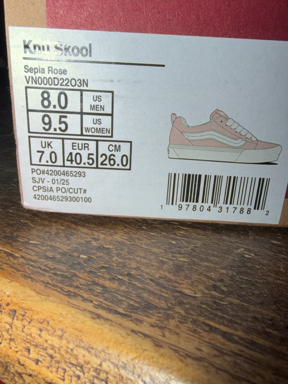 Vans Old Skool Low Top Sneakers in Light Pink and White - Picture 3 of 3